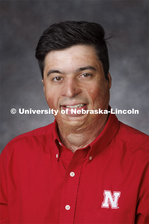 Studio portrait of Luan Pereira De Oliveira, Extension Educator. Portraits of Extension, IANR and CASNR educators. May 10, 2022. Photo by Craig Chandler / University Communication.